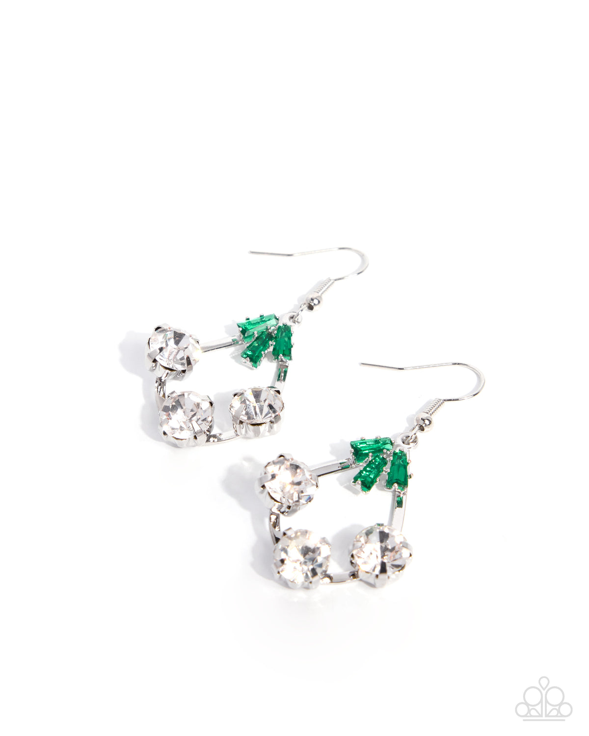 Crowning Color - green - Paparazzi earrings