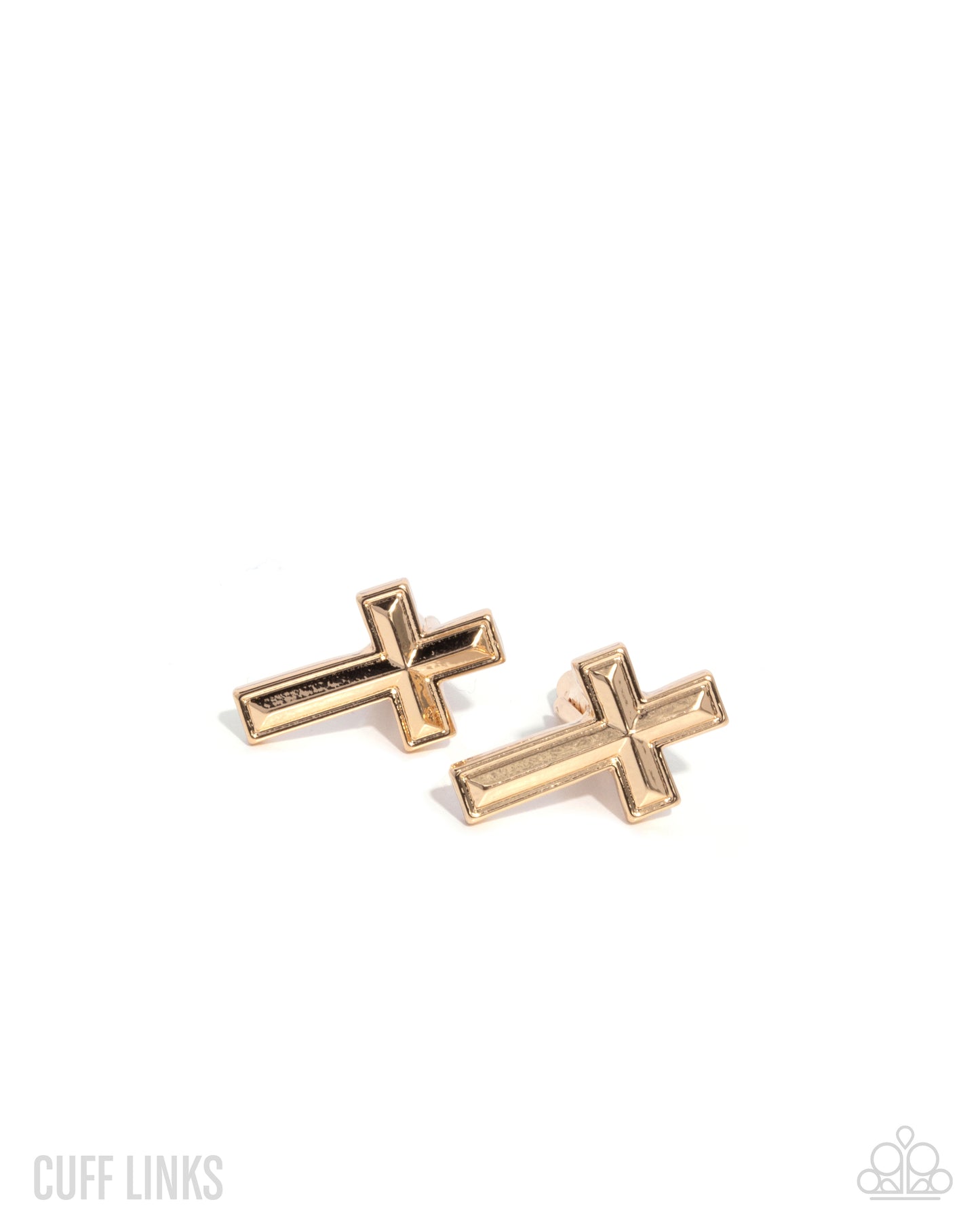 Crowning Cuff Links - gold - Paparazzi MENS cufflinks