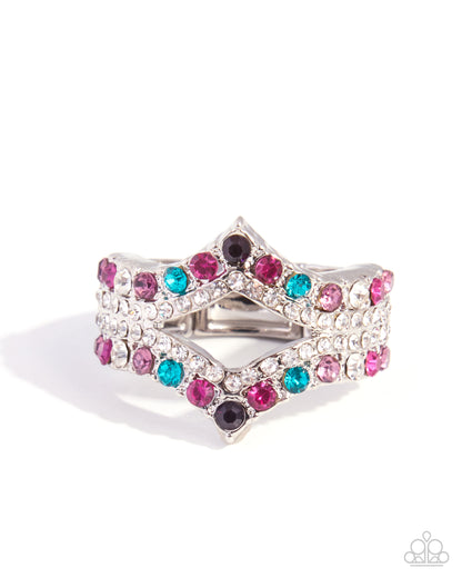 Crowning STORY - purple - Paparazzi ring