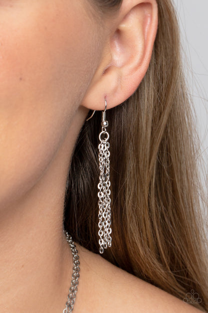 Crystal Catwalk - pink - Paparazzi necklace