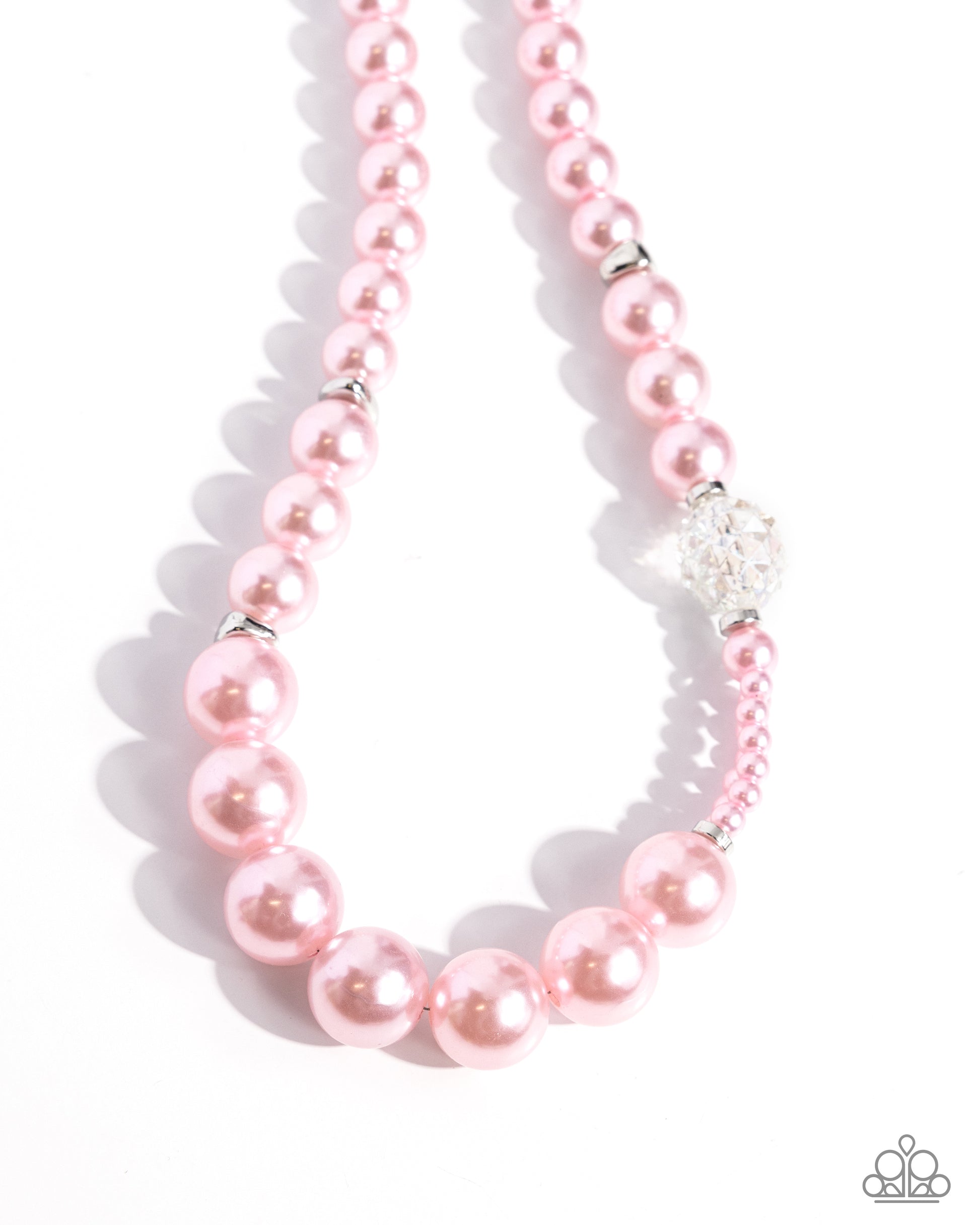 Crystal Class - pink - Paparazzi necklace