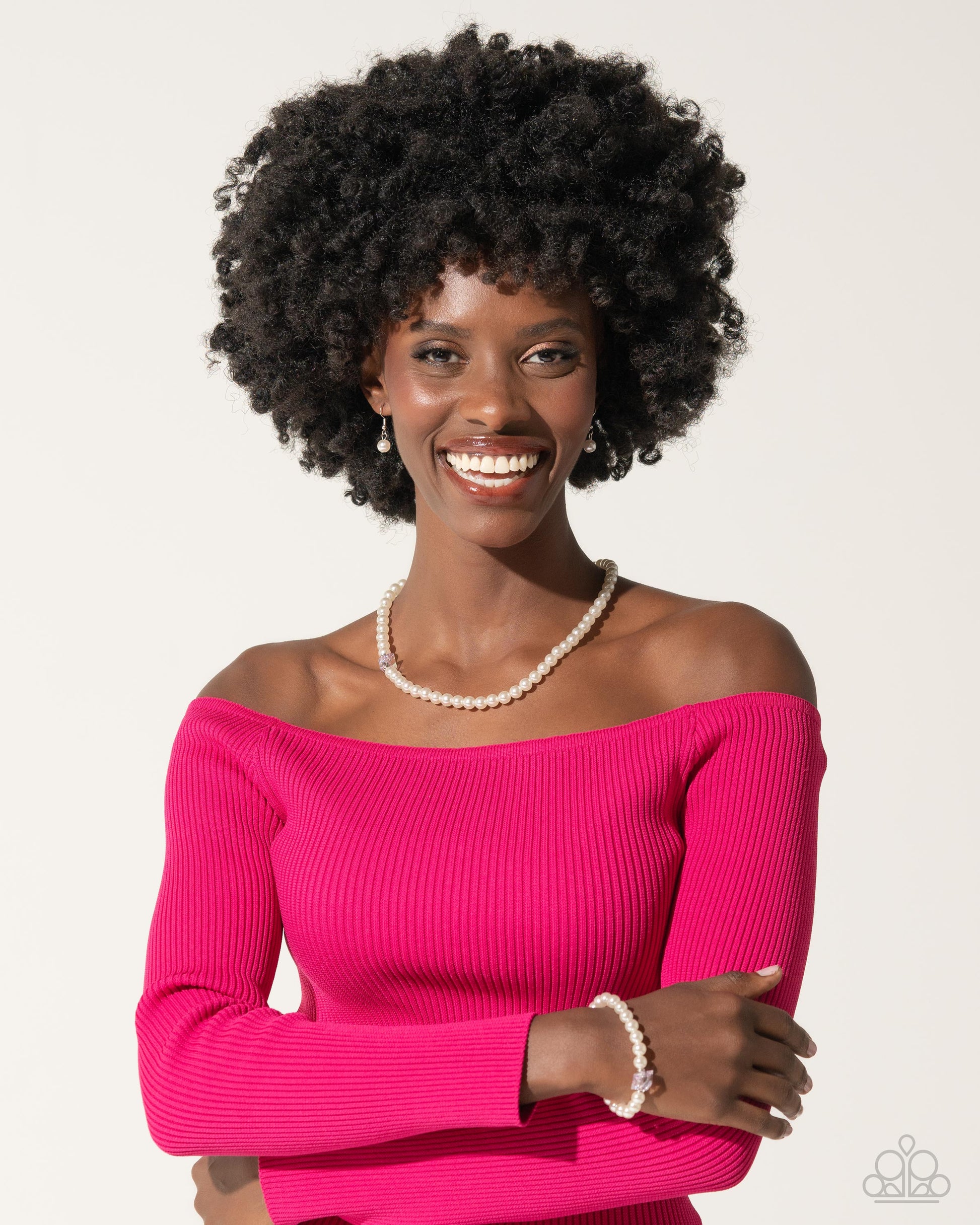 Cubed Charisma - purple - Paparazzi necklace