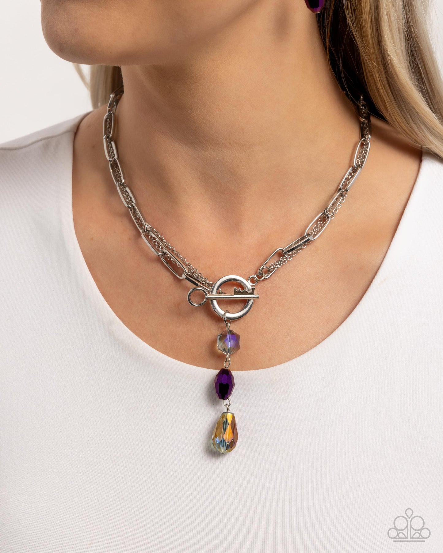 Cultivated Chains - purple - Paparazzi necklace