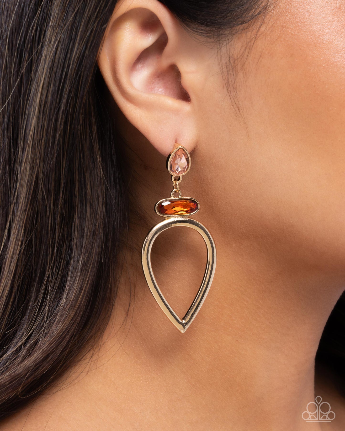 Cultured Chic - brown - Paparazzi earrings