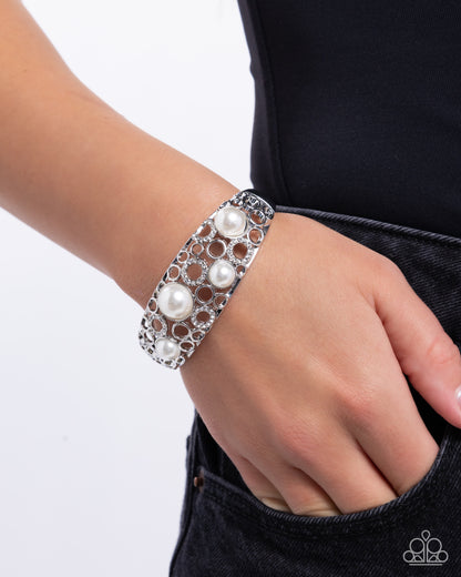 Cultured Confidence - white - Paparazzi bracelet