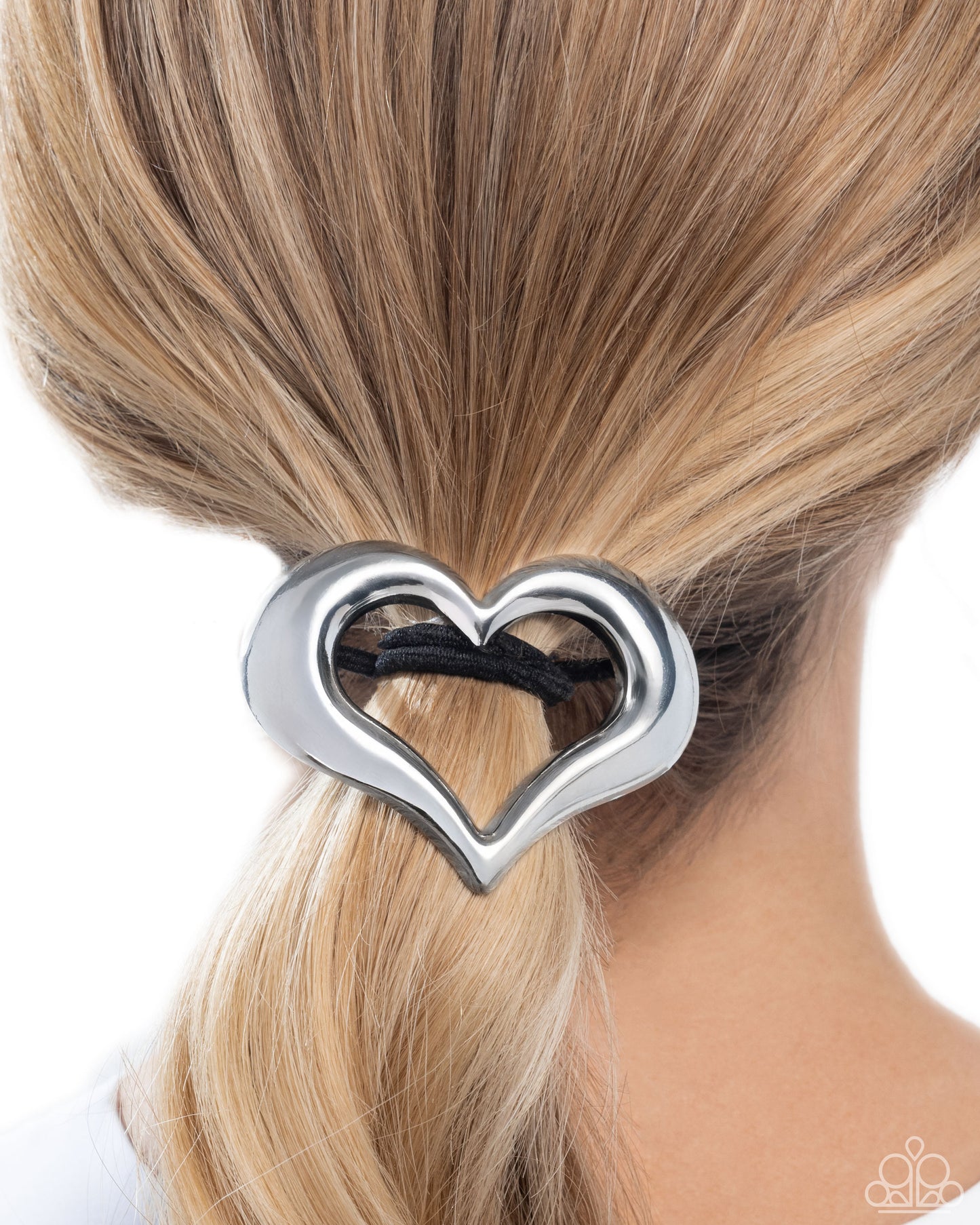 Cupid Call - silver - Paparazzi hair tie