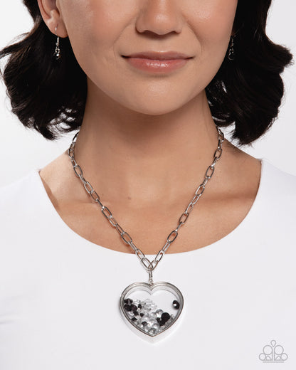 Cupid Collection - black - Paparazzi necklace