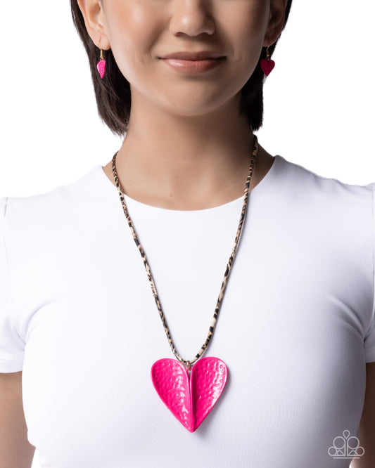 Cupid Craze - pink - Paparazzi necklace