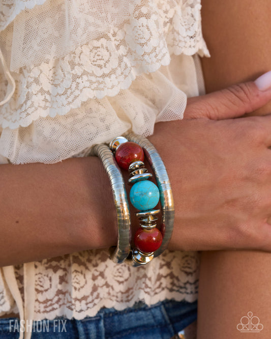 Curated Collection - multi - Paparazzi bracelet