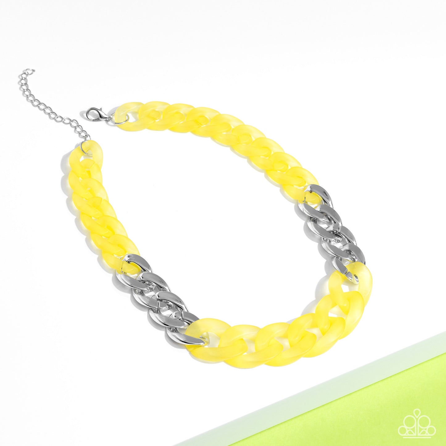 Curb Your Enthusiasm - yellow - Paparazzi necklace