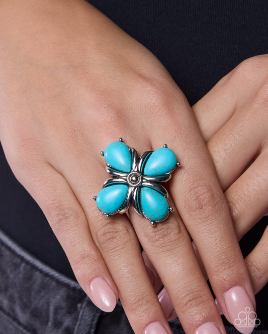 Curious Call - blue - Paparazzi ring