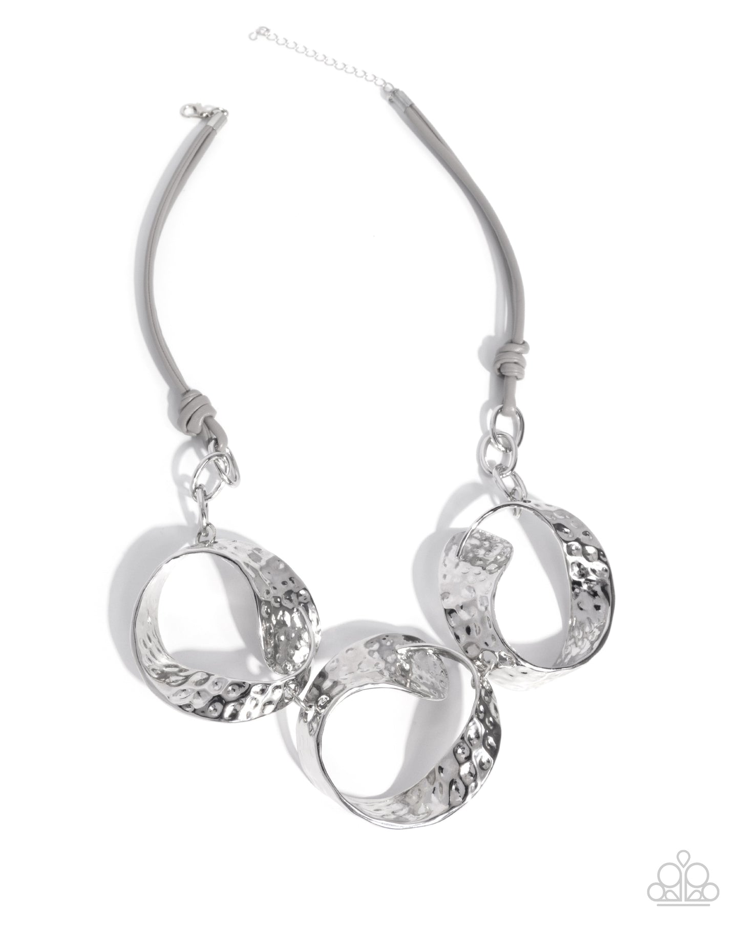 Curly Cabaret - silver - Paparazzi necklace