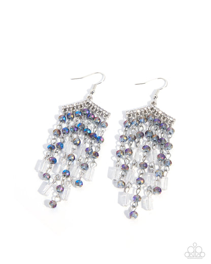 Curtain Chic - multi - Paparazzi earrings