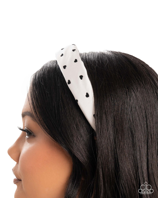 Cute Chairwoman - white - Paparazzi headband