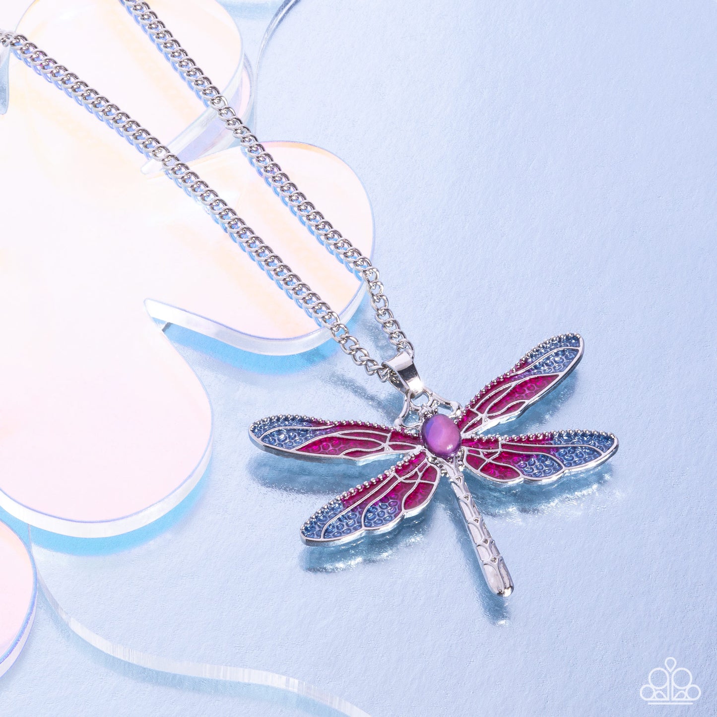 DRAGONFLY to the Sky - purple - Paparazzi necklace