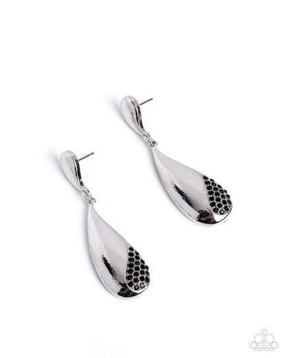 Daily Decadence - black - Paparazzi earrings
