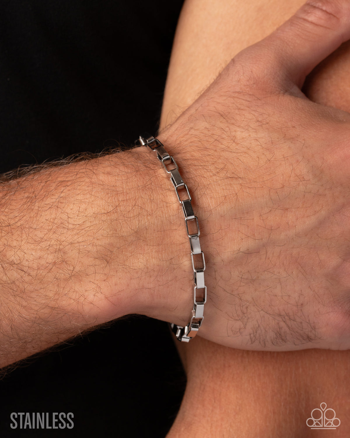 Daily Defiance - silver - Paparazzi MENS bracelet