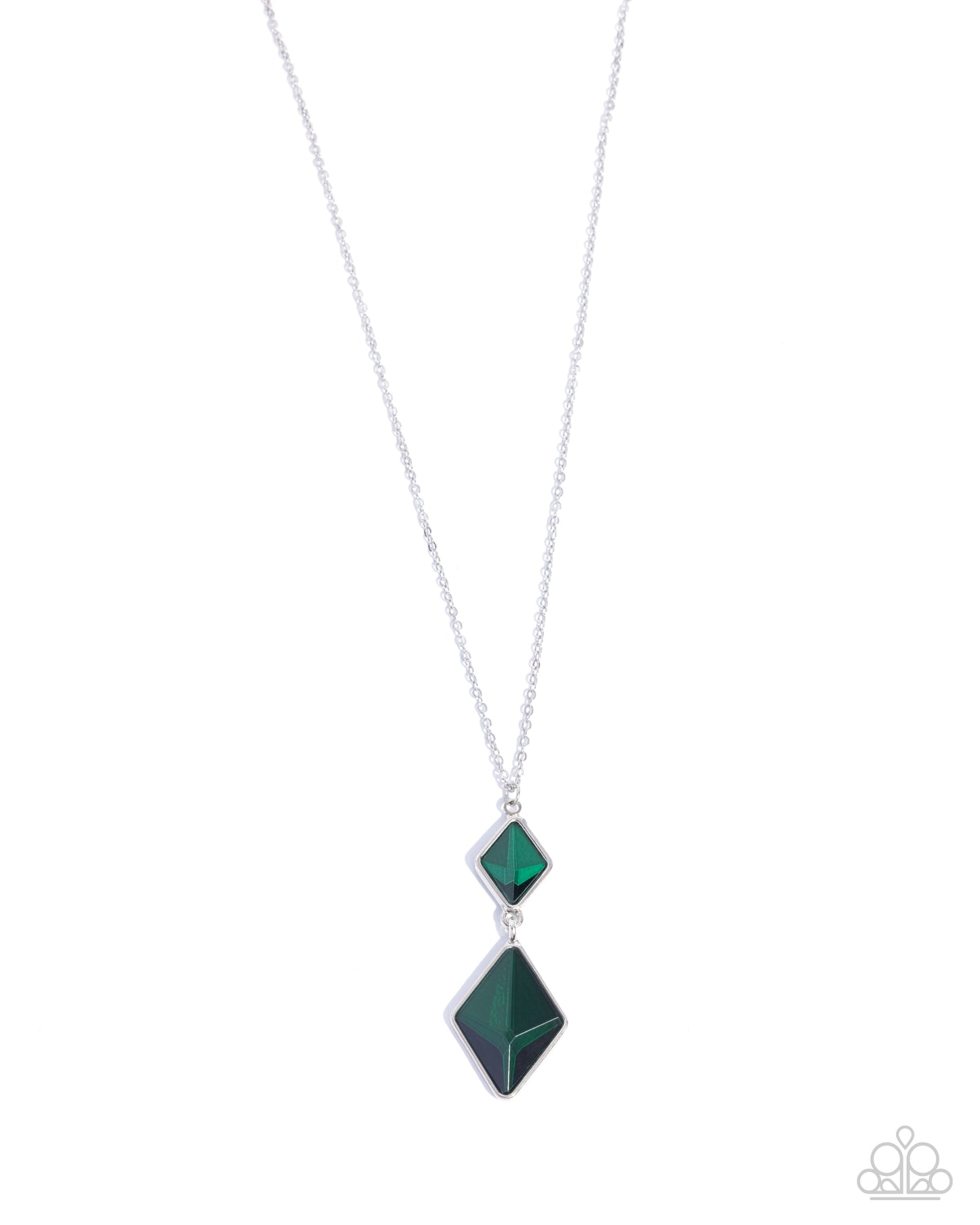 Daily Diamonds - green - Paparazzi necklace