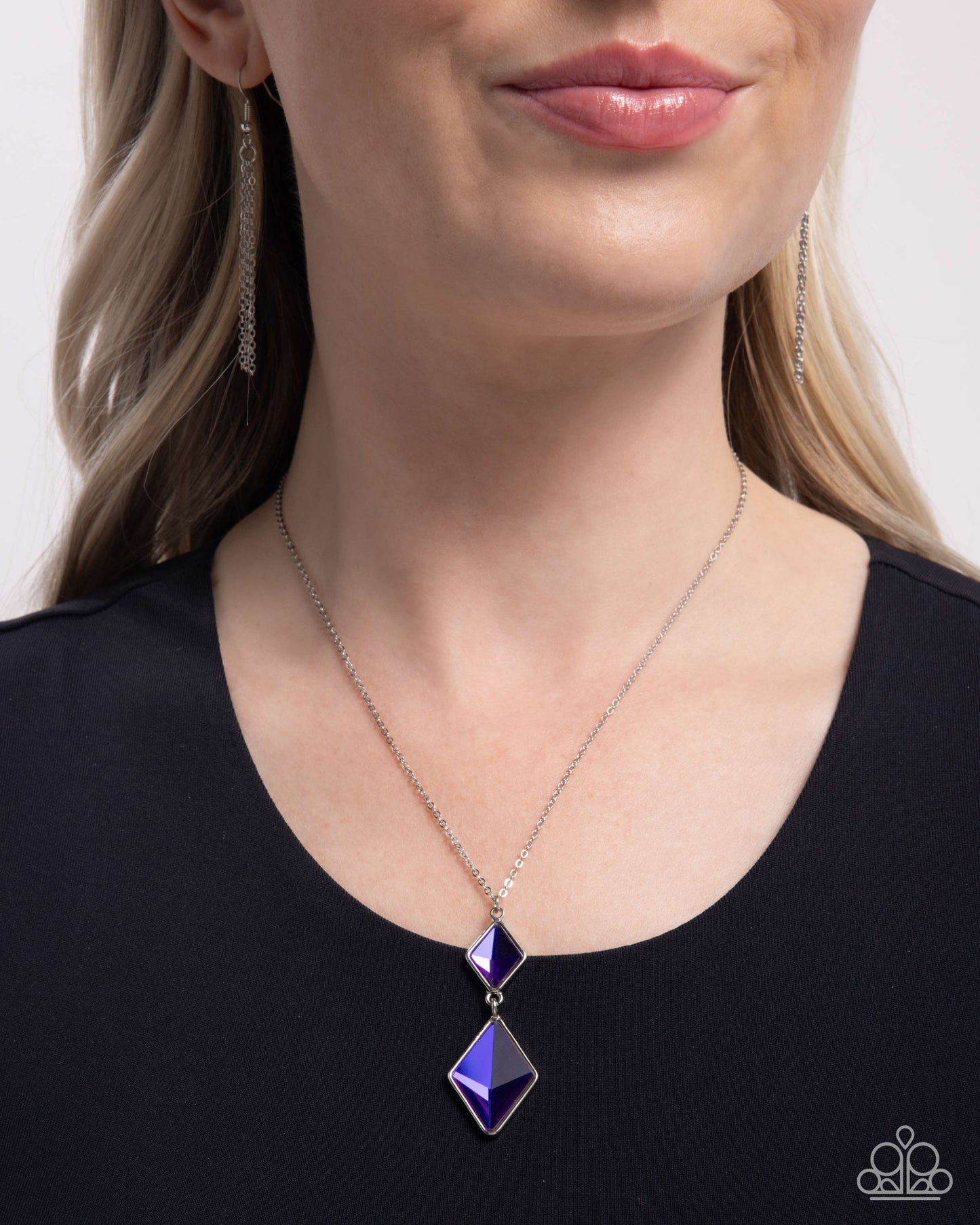 Daily Diamonds - purple - Paparazzi necklace