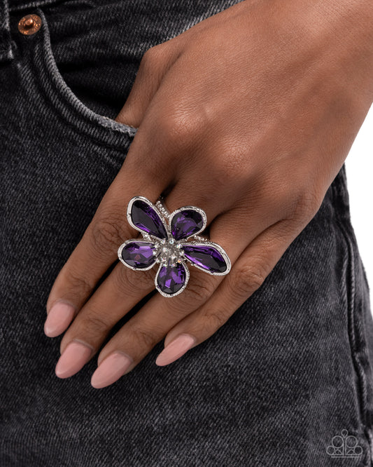 Daily Drama - purple - Paparazzi ring