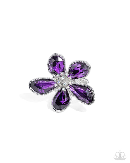 Daily Drama - purple - Paparazzi ring