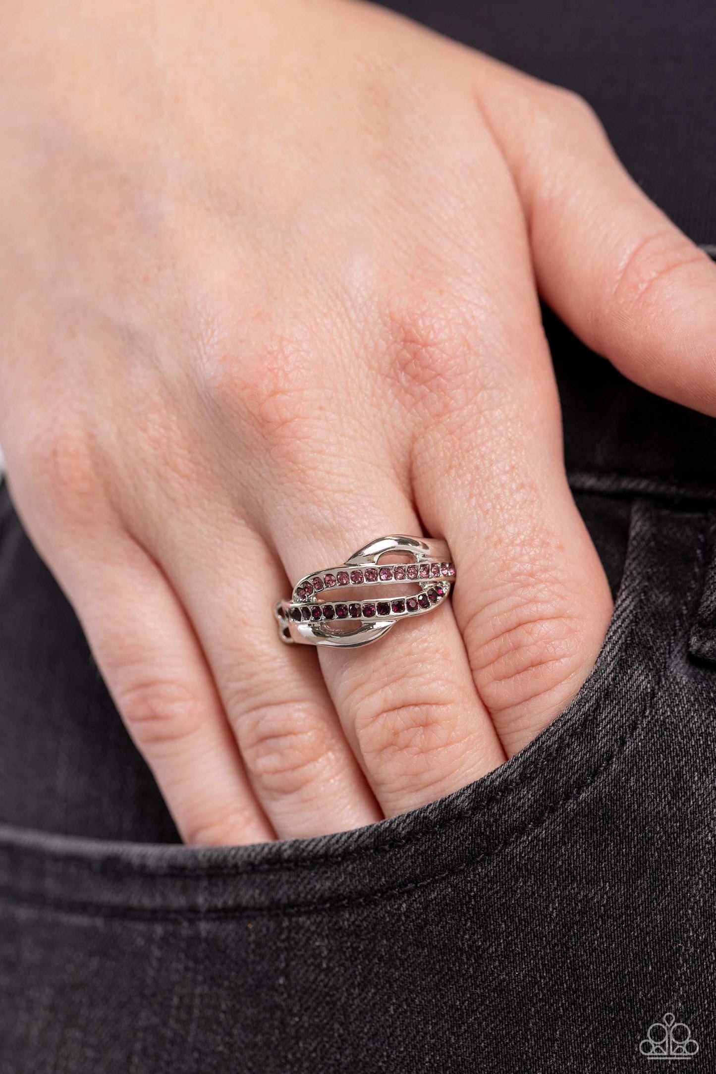 Daintily Dreamy - purple - Paparazzi ring