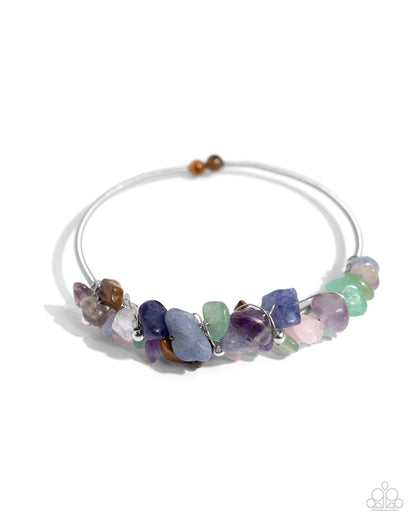 Dainty Deconstruction - multi - Paparazzi bracelet