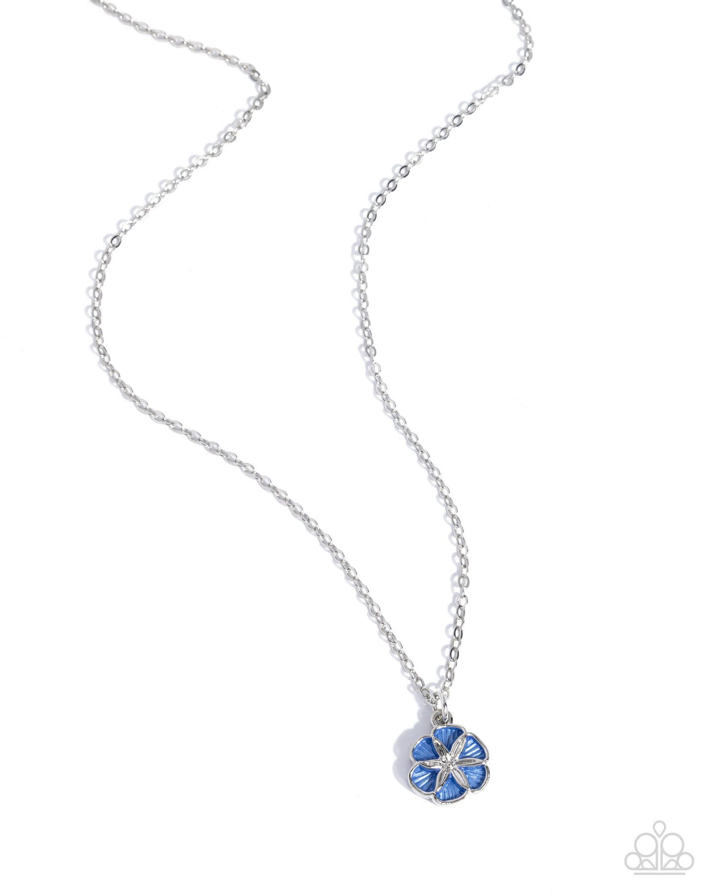 Dainty Demand - blue - Paparazzi necklace