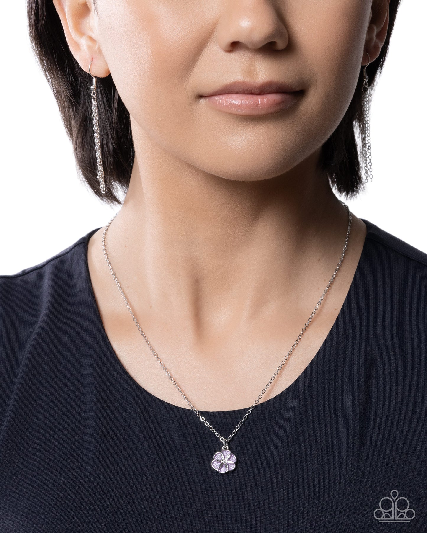Dainty Demand - purple - Paparazzi necklace
