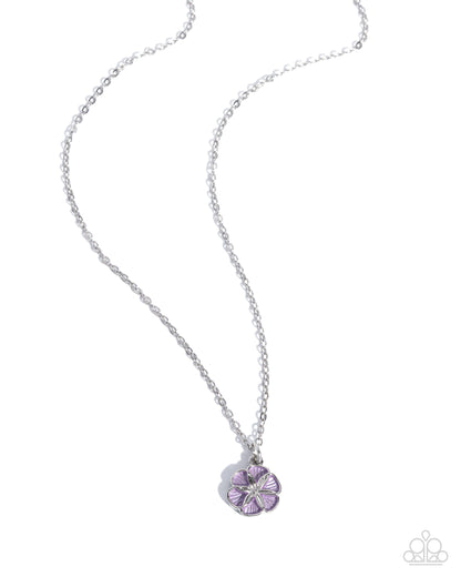 Dainty Demand - purple - Paparazzi necklace