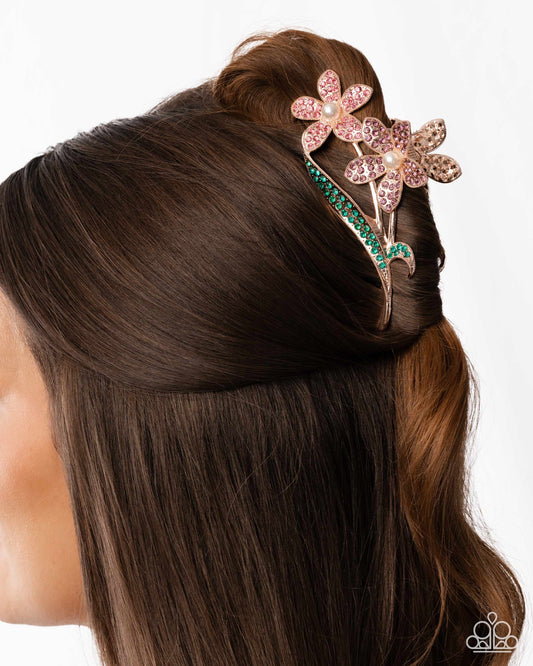 Dainty Duo - multi - Paparazzi hair clip