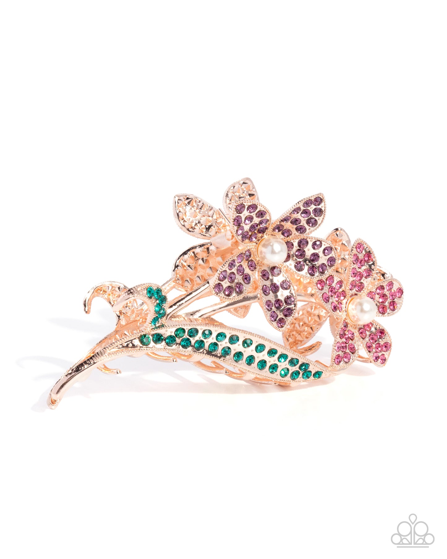 Dainty Duo - multi - Paparazzi hair clip