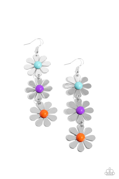 Daisy Dame - purple - Paparazzi earrings