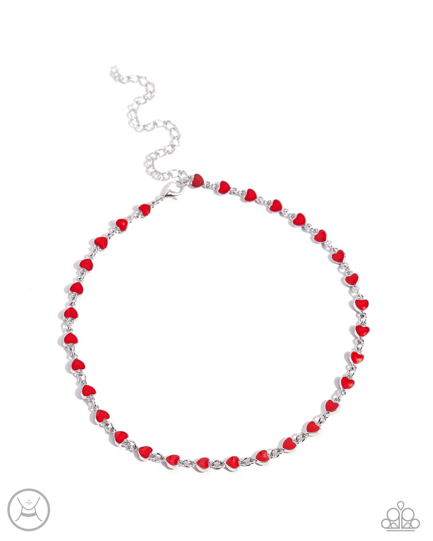 Dancing Dalliance - red - Paparazzi necklace