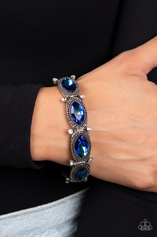 Dancing Diva - blue - Paparazzi bracelet