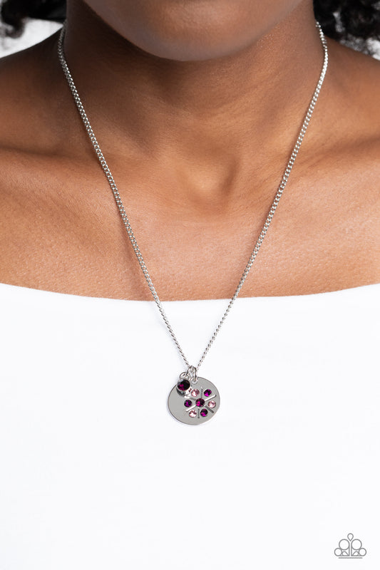 Dandelion Delights - purple - Paparazzi necklace