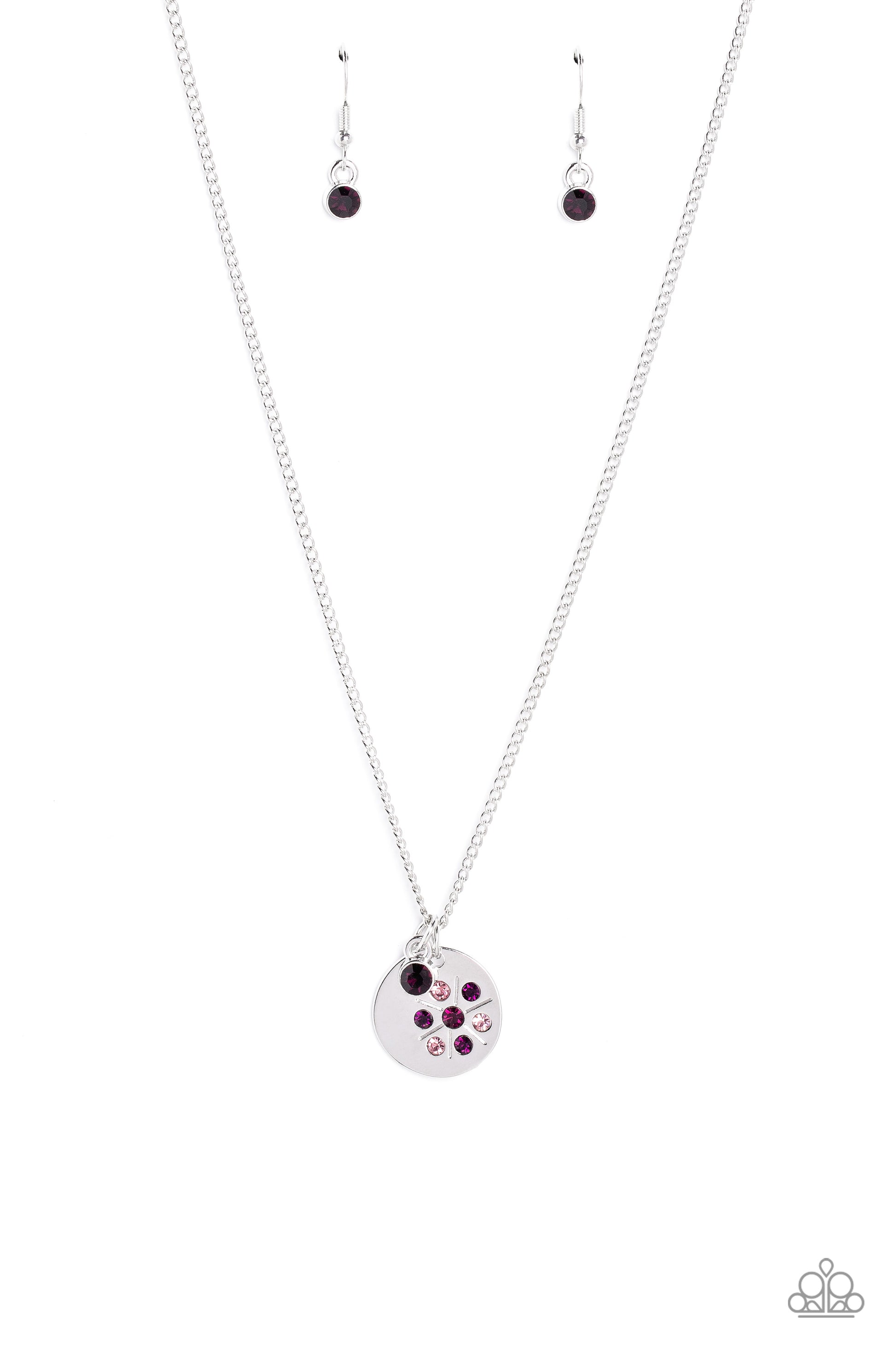 Dandelion Delights - purple - Paparazzi necklace