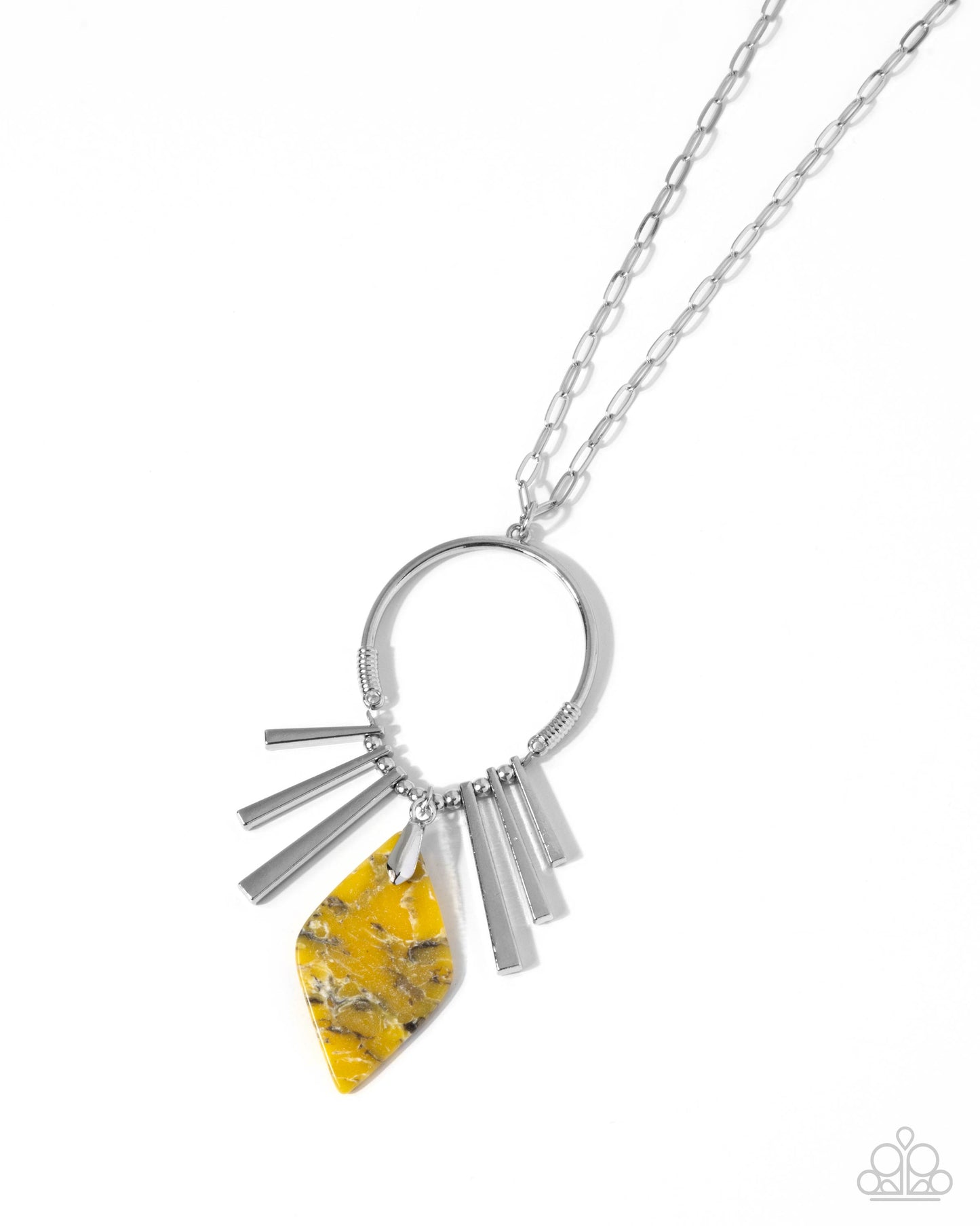 Dangerous Diamond - yellow - Paparazzi necklace