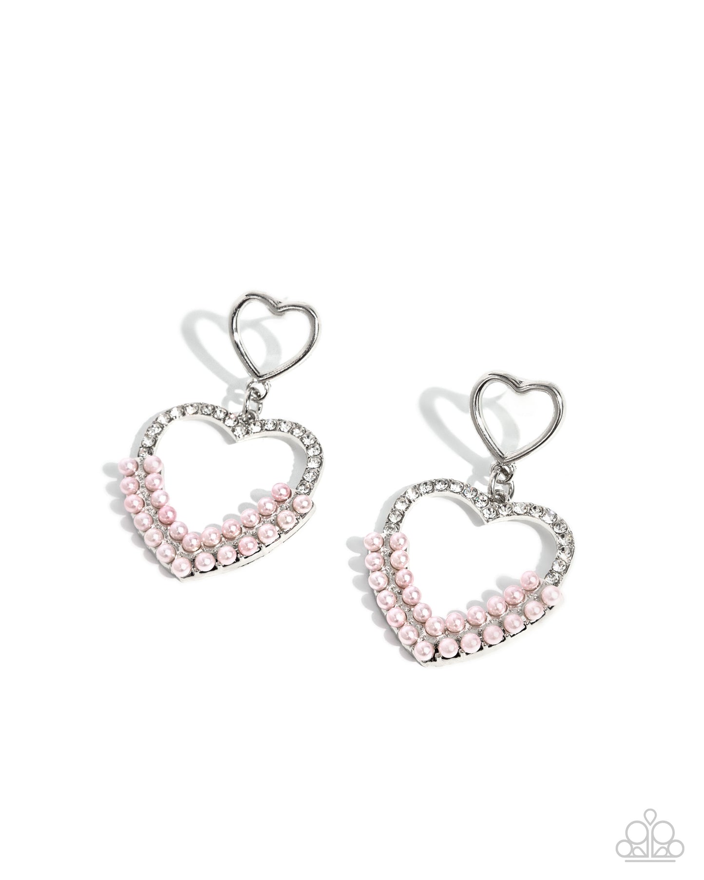 Dangling Damsel - pink - Paparazzi earrings