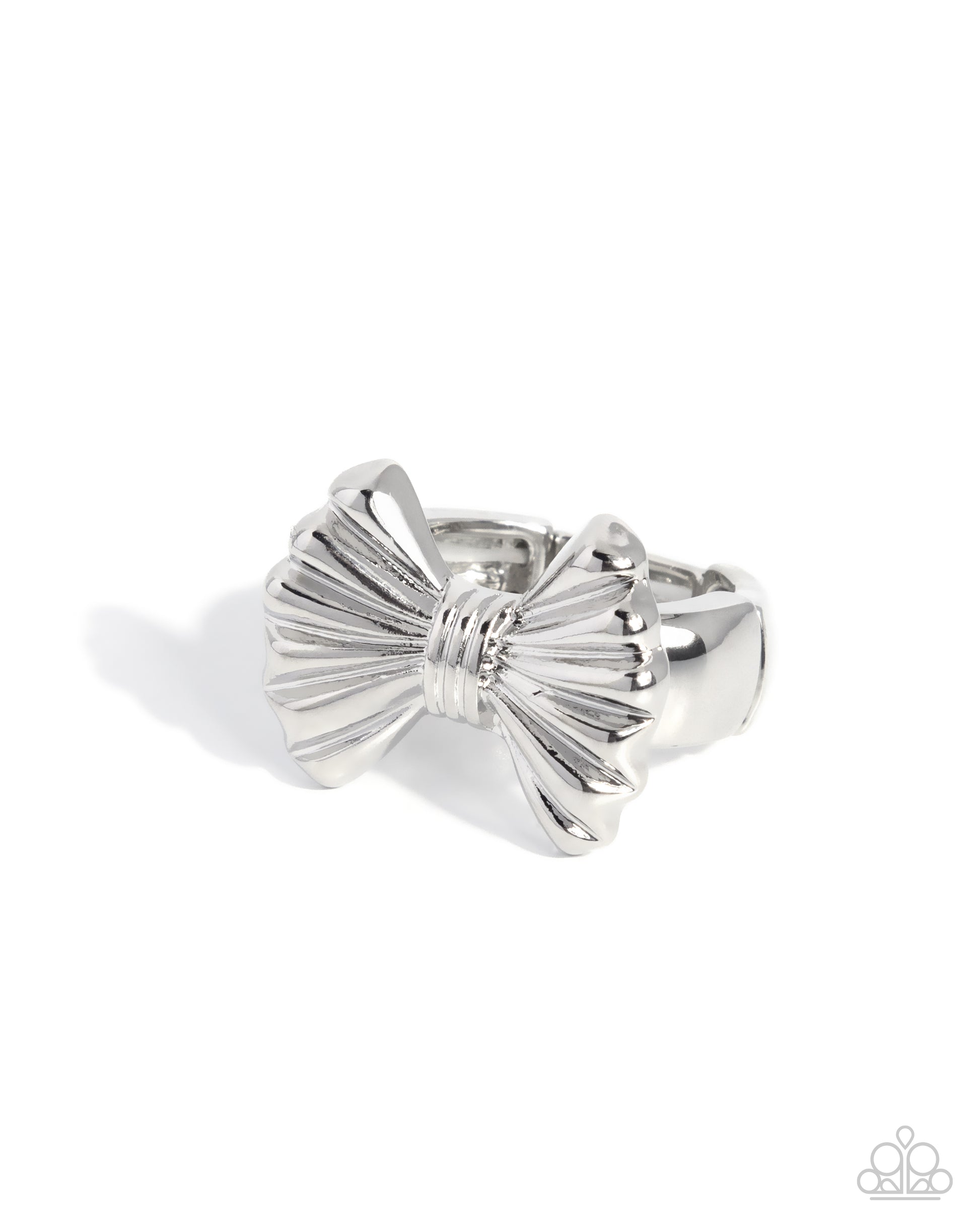 Dapper Decadence - silver - Paparazzi ring
