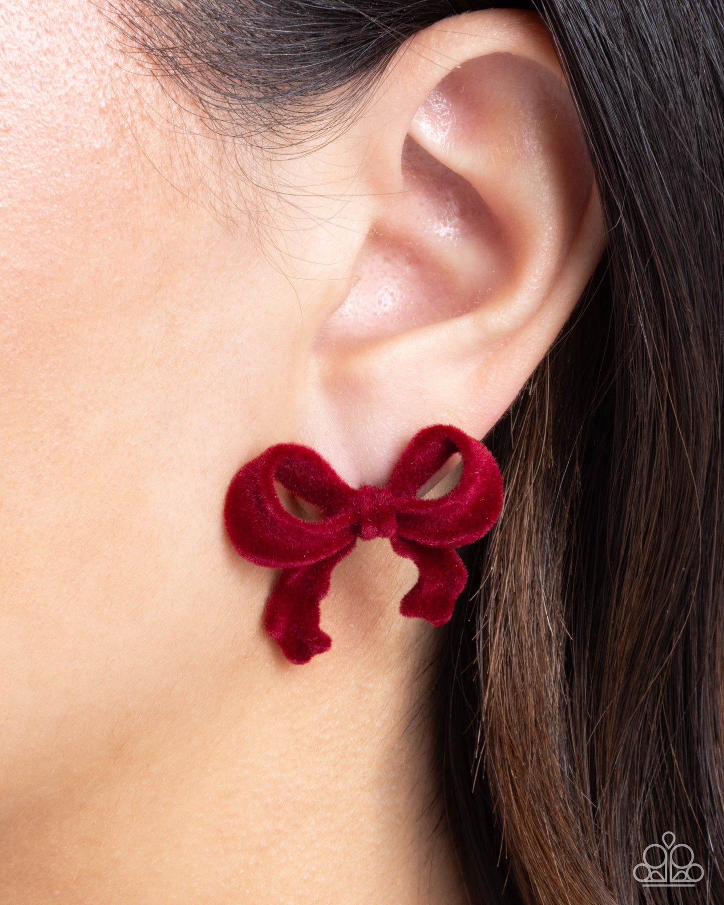 Dapper Dedication - red - Paparazzi earrings