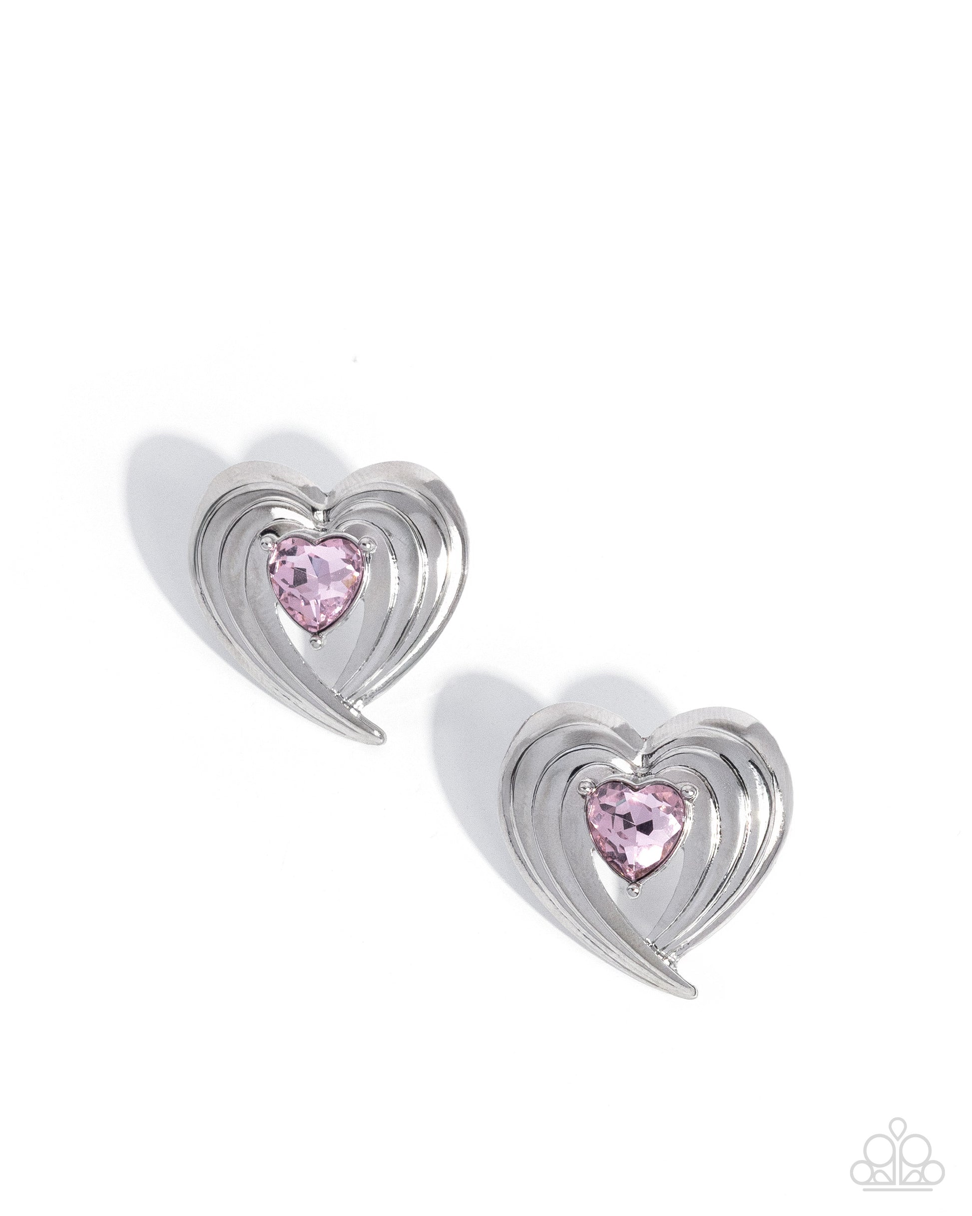 Daring Damsel - pink - Paparazzi earrings