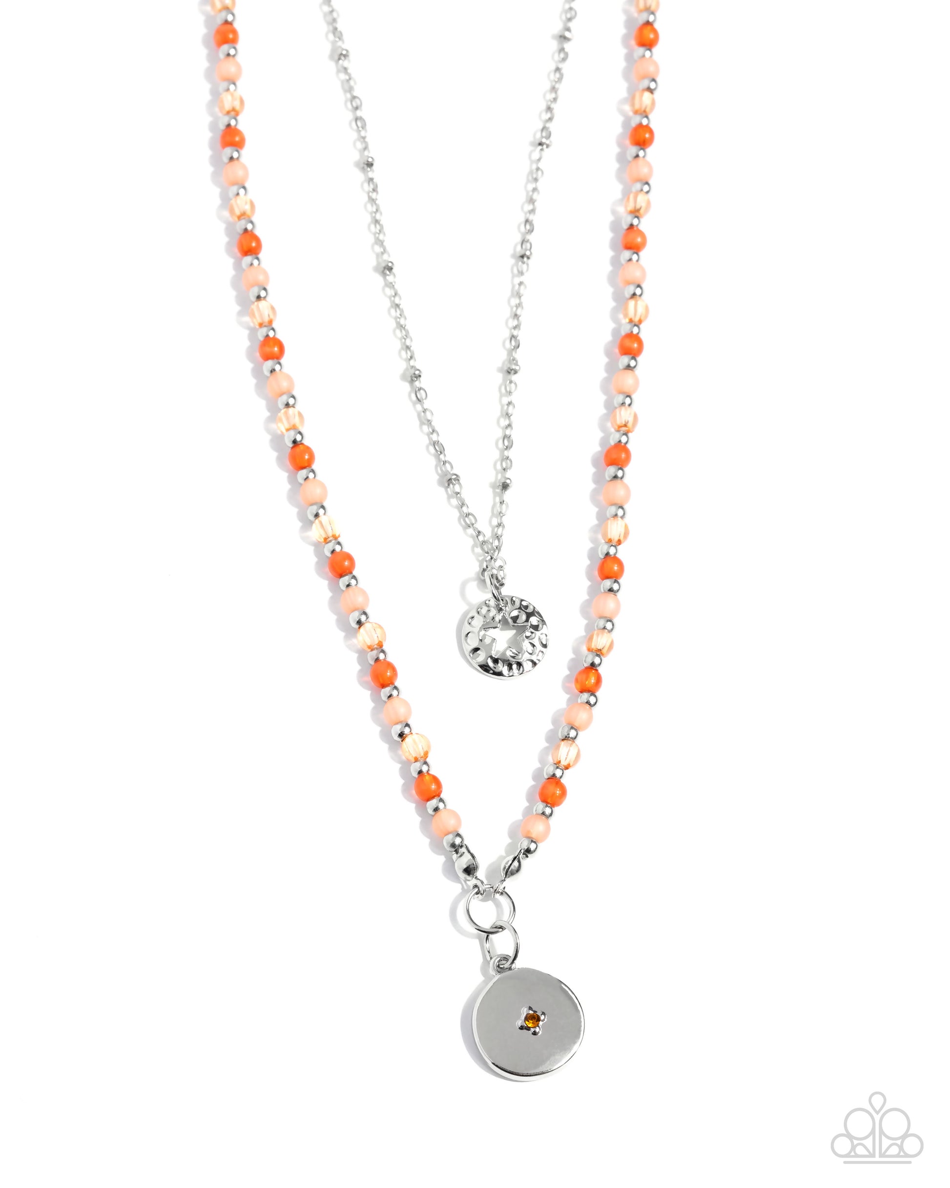 Daring Degree - orange - Paparazzi necklace