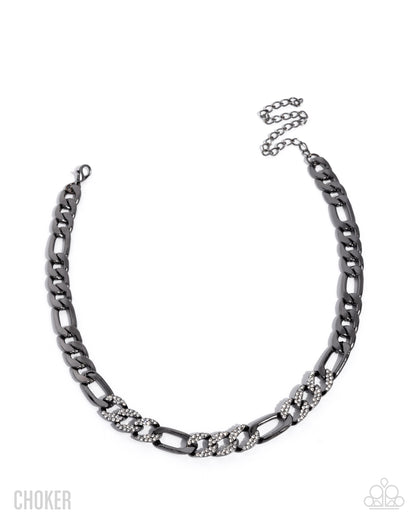 Daring Delight - black - Paparazzi necklace