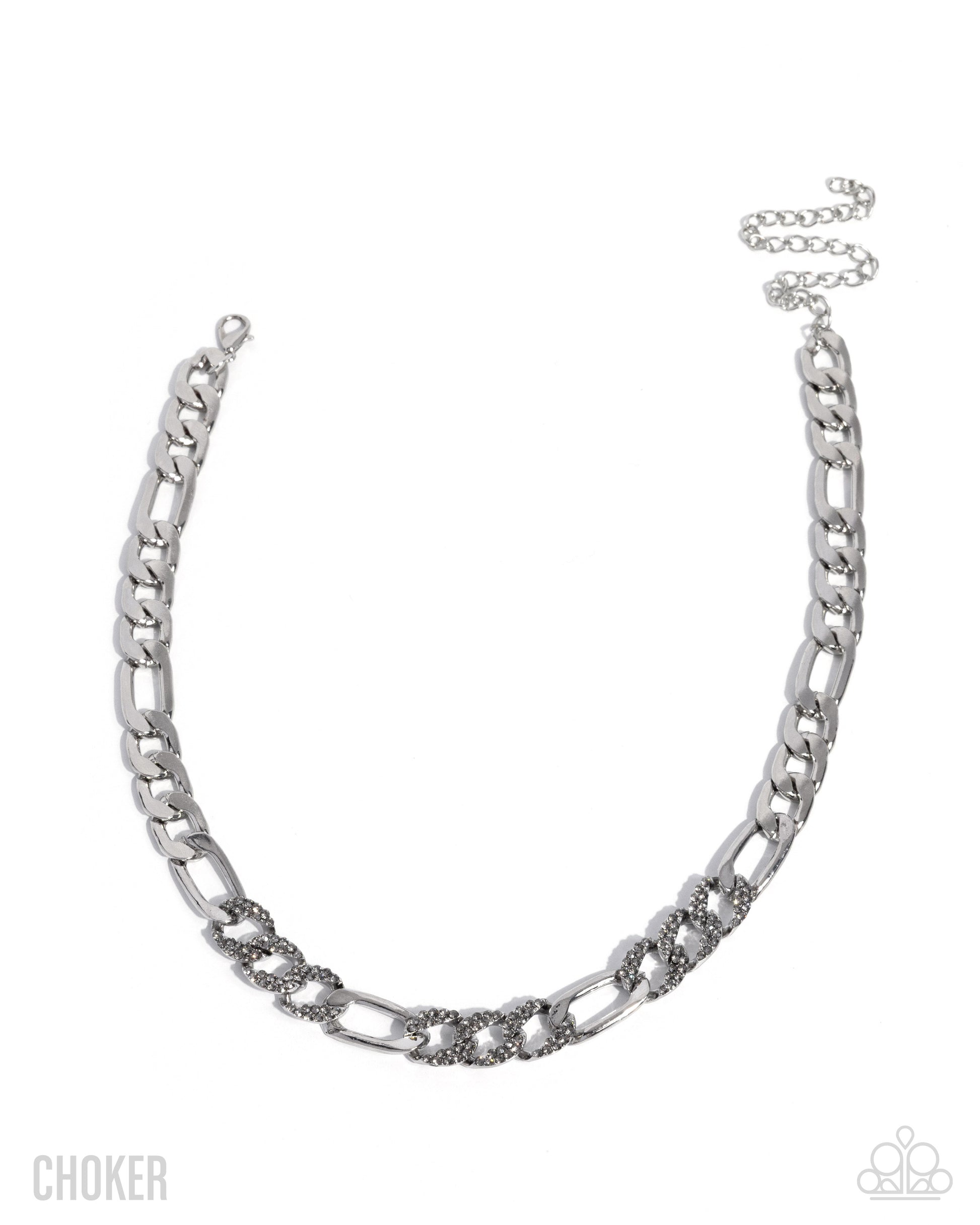 Daring Delight - silver - Paparazzi necklace