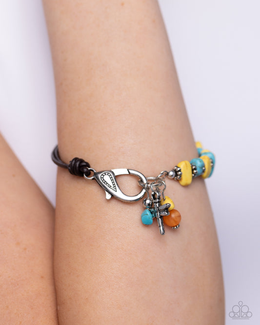 Daring Dragonfly - yellow - Paparazzi bracelet