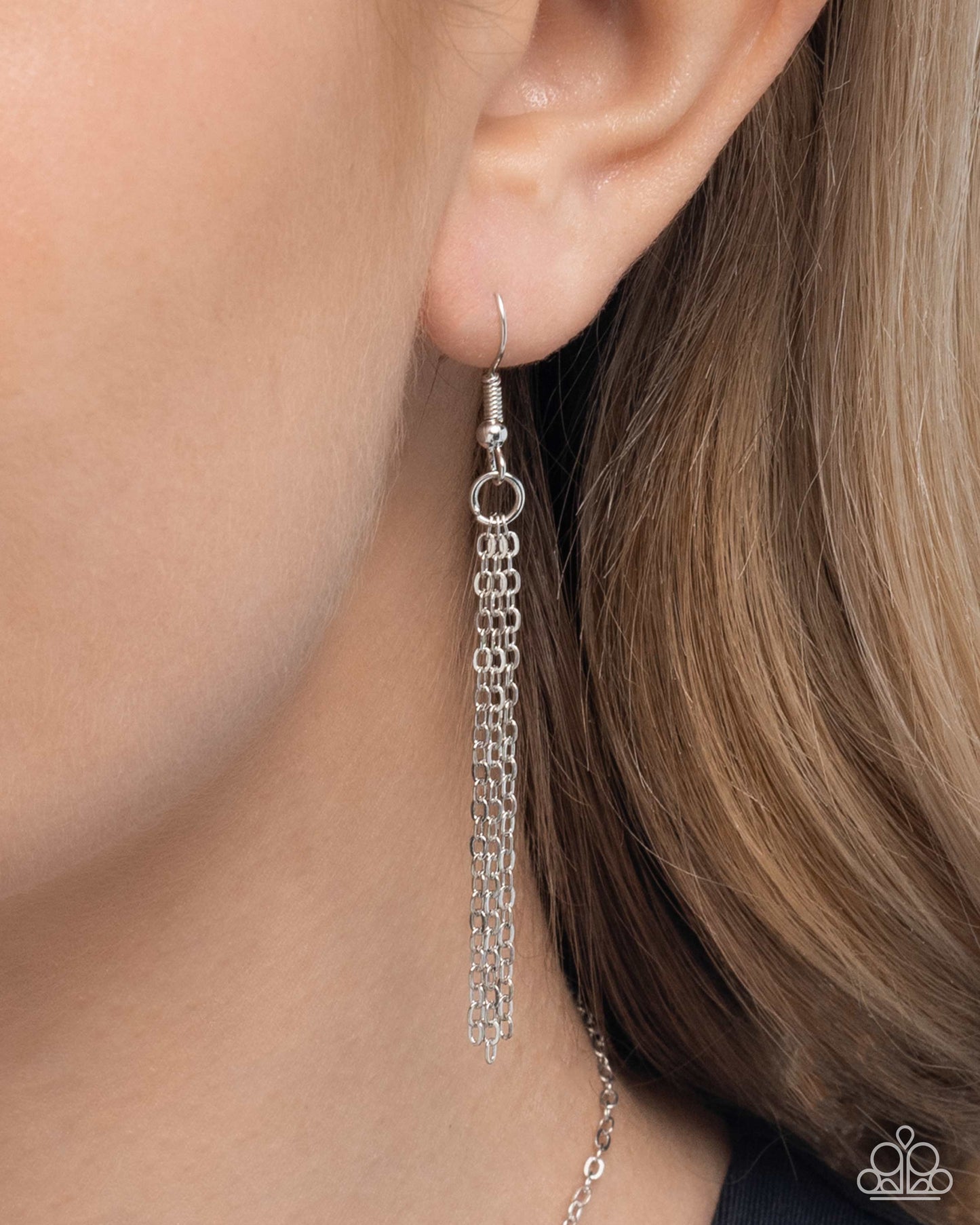 Darling Dachshund - silver - Paparazzi necklace