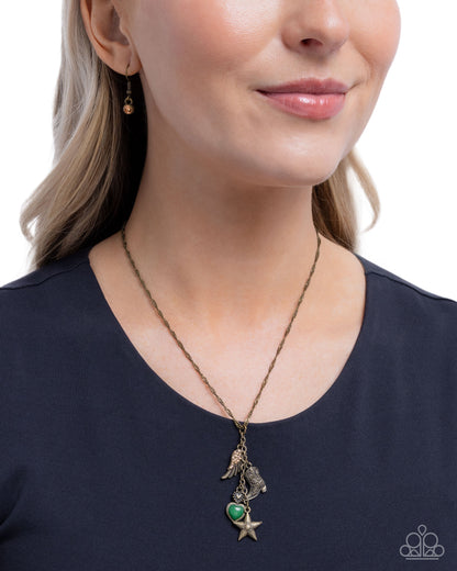 Darling Do-Si-Do - brass - Paparazzi necklace