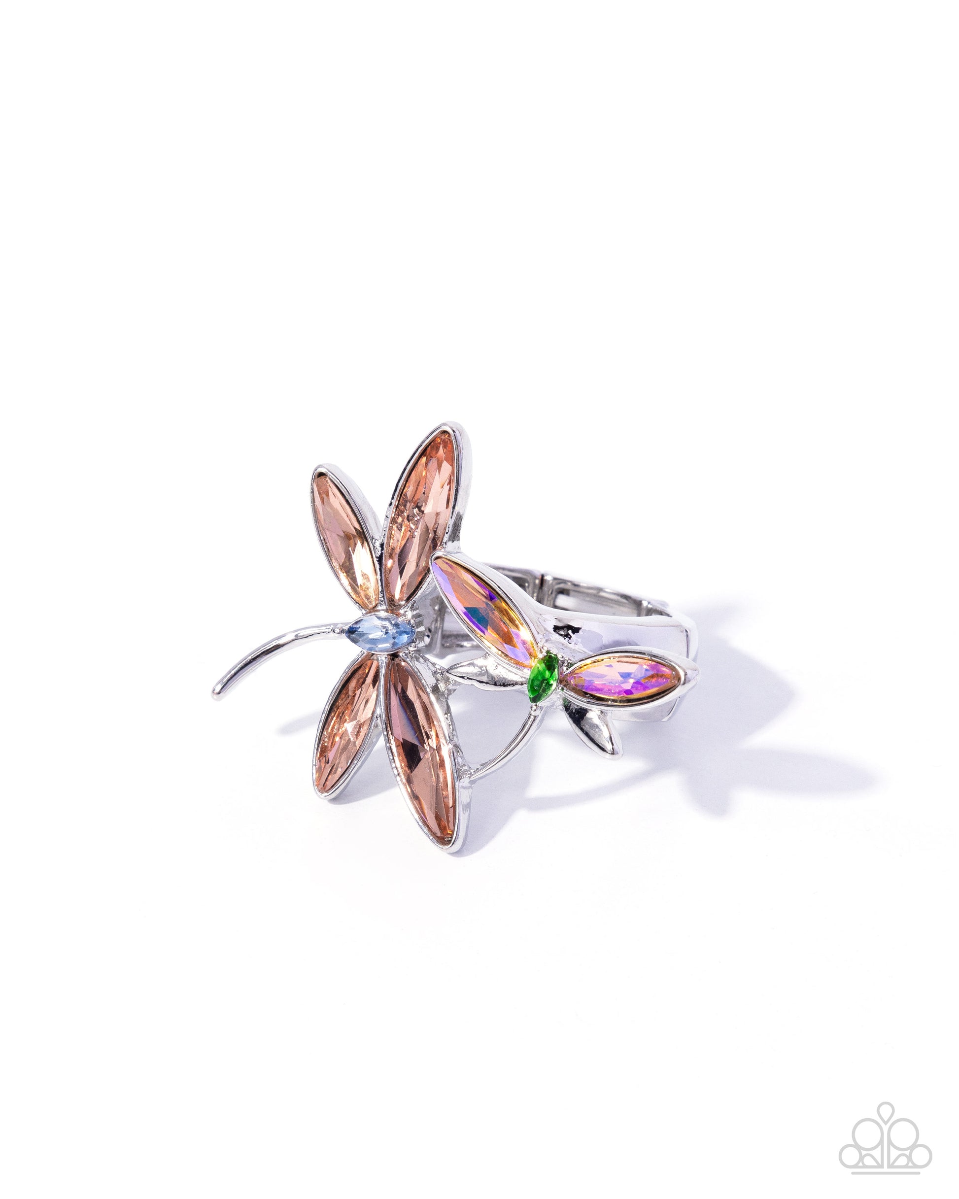Darling Dragonfly - orange - Paparazzi ring