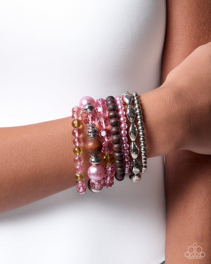 Dashing Delivery - pink - Paparazzi bracelet